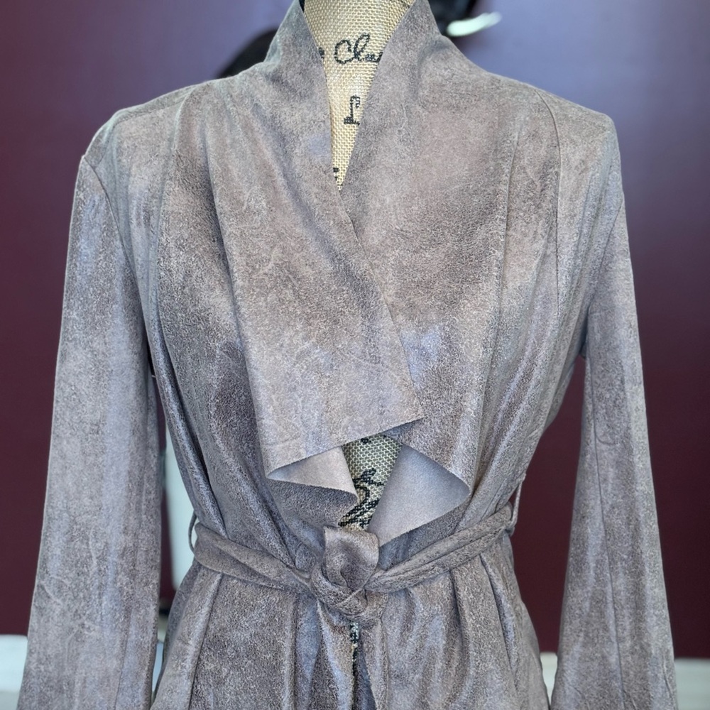 Christina Women's Gray Draped Jacket